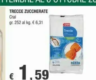 Crai Crai Trecce Zuccherate 252 G offerta