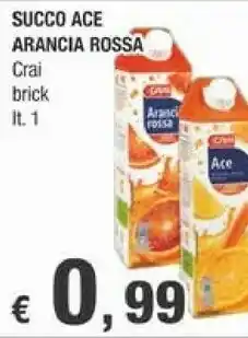 Crai Crai Succo Ace Arancia Rossa offerta