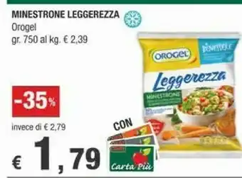 Crai Orogel Leggerezza Minestrone 750 G(ml) offerta