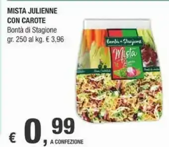 Crai Bontà Di Stagione Mista Julienne Con Carote offerta