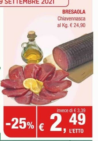 Crai Chiavennasca Bresaola offerta
