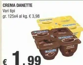 Crai Danone Crema Danette offerta