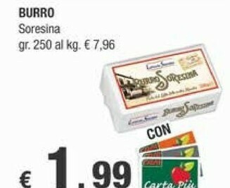 Crai Latteria Soresina Burro 250 G(ml) offerta