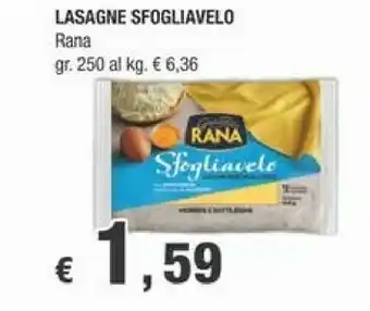 Crai Rana Lasagne Sfogliavelo offerta