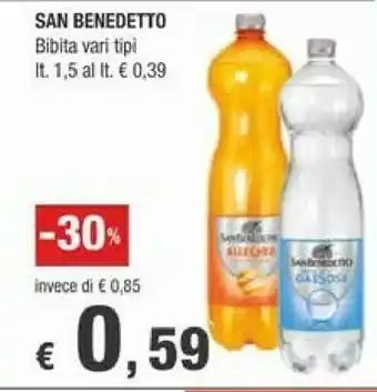 Crai San Benedetto Bibita offerta