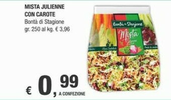 Crai Bontà di stagione Mista Julienne Con Carote offerta
