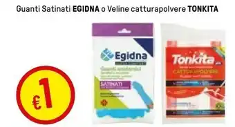 Iper La Grande Edigna Guanti Satinati / Tonkita Veline Catturapolvere offerta