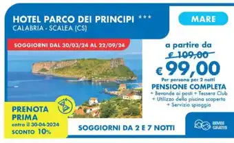 MD Discount HOTEL PARCO DEI PRINCIPI offerta