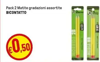 Iper La Grande Bicontatto Pack 2 Matite offerta