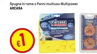 Iper La Grande Arcasa Spugna In Rame O Panni Multiuso Multipower offerta