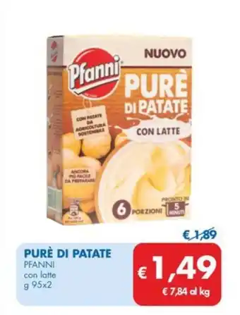 PURÈ DI PATATE PFANNI con latte