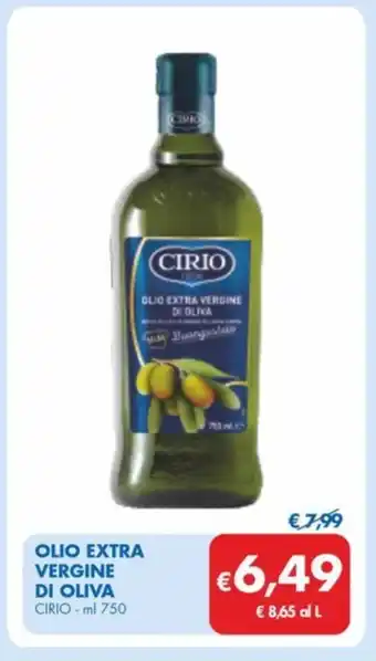 MD Discount OLIO EXTRA VERGINE DI OLIVA CIRIO - ml 750 offerta