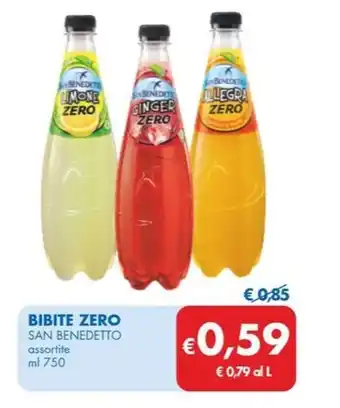 MD Discount BIBITE ZERO SAN BENEDETTO assortite ml 750 offerta