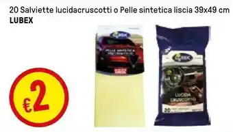 Lubex 20 Salviette Lucidacruscotti