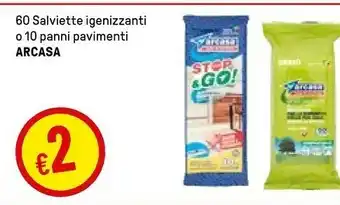 Iper La Grande Arcasa 60 Salviette Igenizzanti O 10 Panni Pavimenti offerta