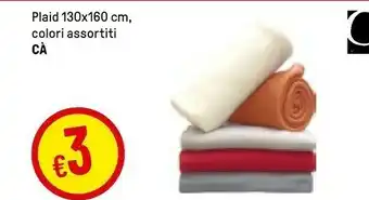 Iper La Grande Ca Plaid 130x160 Cm offerta