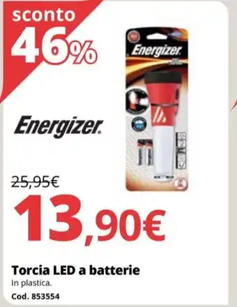Torcia LED a batterie