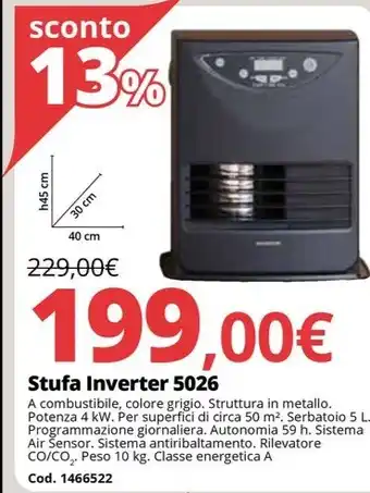 Brico Io Stufa Inverter 5026 offerta