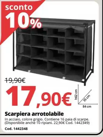 Brico Io Scarpiera arrotolabile offerta