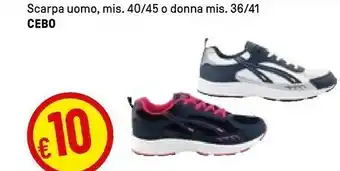 Iper La Grande Cebo Scarpa Uomo O Donna offerta