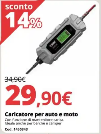 Brico Io Caricatore per auto e moto offerta