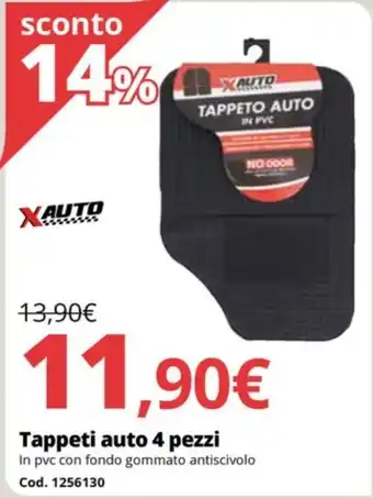 Brico Io Tappeti auto 4 pezzi offerta