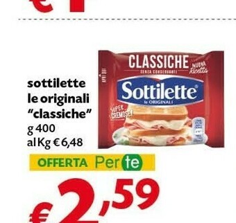 Pam Mondelez Sottilette Le Originali Classiche offerta