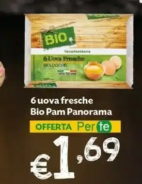 Pam Pam Panorama Uova Fresche Bio offerta