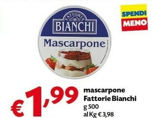 Pam Fattorie Bianchi Mascarpone offerta