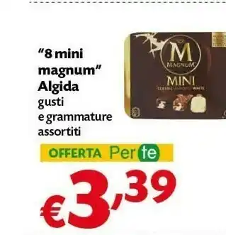 Pam Algida Algida - Magnum Mini Classic Almond White offerta
