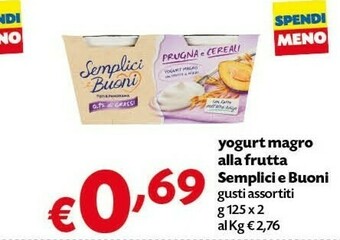 Pam Yogurt Magro Alla Frutta offerta