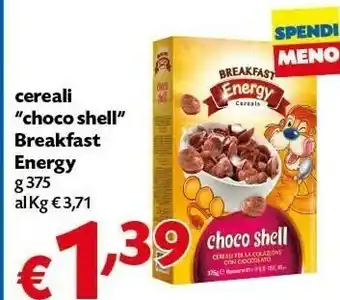 Pam Breakfast Energy Cereali Choco Shell offerta