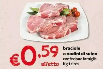 Pam Braciole O Nodini Di Suino offerta