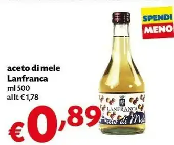 Pam Lanfranca Aceto Di Mele offerta