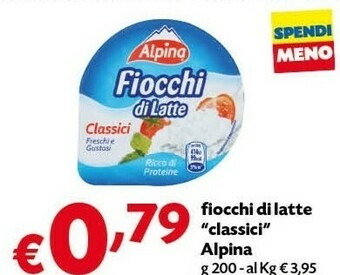 Pam Alpina Fiocchi Di Latte offerta