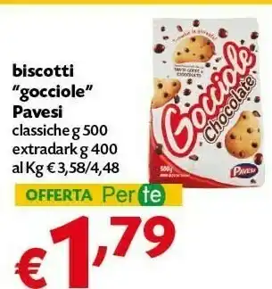 Pam Pavesi Gocciole Extradark 400 G(ml) offerta