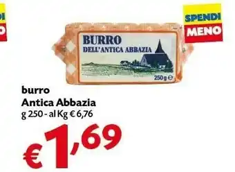 Pam Antica Abbazia Burro offerta