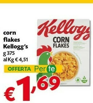 Pam Kellogg's - Corn Flakes 375 G(ml) offerta