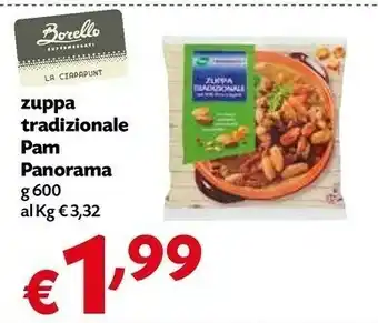 Borello Supermercati Pam Panorama Zuppa Tradizionale offerta