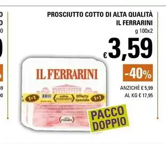 Basko Ferrarini Prosciutto cotto offerta