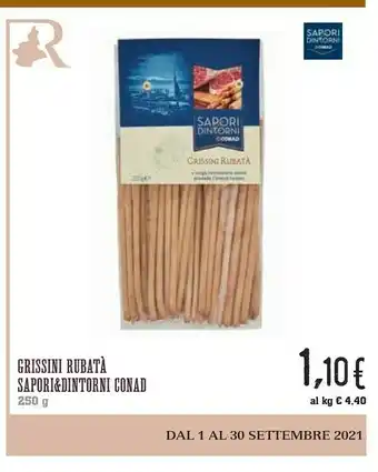 Conad Superstore Conad - Grissini Rubatà Sapori E Dintorni 250 G(ml) offerta