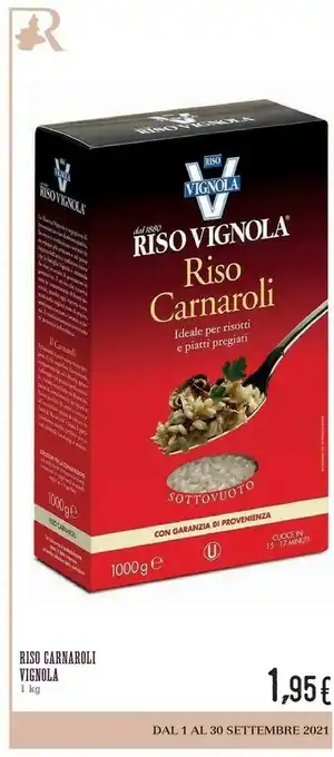 Conad Superstore Vignola Riso Carnaroli Sottovuoto 1000 G(ml) offerta