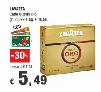 Crai Lavazza Lavazza B Conf 16 capsule caffe Crema e Gusto offerta