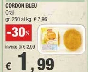 Crai Crai Cordon Bleu offerta