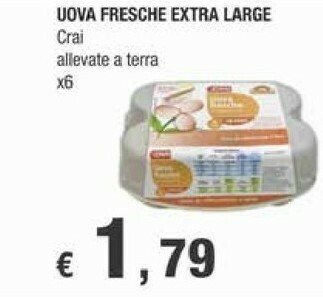 Crai Crai Uova Fresche Extra Large offerta