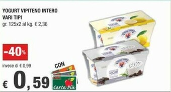 Crai Vipiteno Yogurt Intero offerta