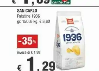 Crai San Carlo 1936 Antica Ricetta 150 G(ml) offerta