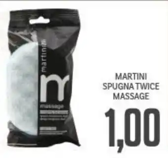 Supermercati Piccolo MARTINI SPUGNA TWICE MASSAGE offerta