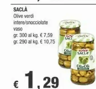 Crai Saclà Olivoli Snocciolate 290 G(ml) offerta