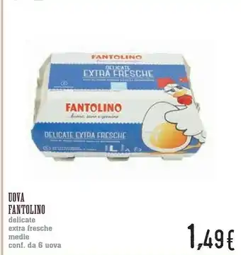 Conad Fantolino Uova Delicate Extra Fresche Medie offerta